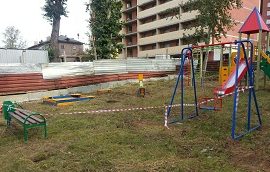 Установка детской площадки