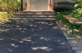 Асфальтирование придомовой территории по адресу ул. Веденеева, 55