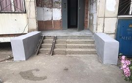 Ремонт крыльца дома по адресу ул. Кронита, 11