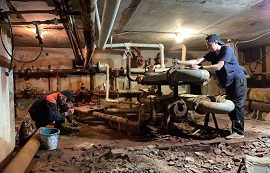 Слесарно-сантехнические работы в доме по адресу ул. Косякова, 76