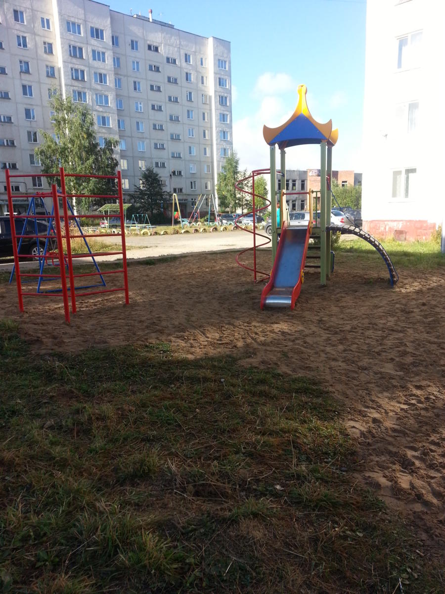 Установка детской игровой площадки 